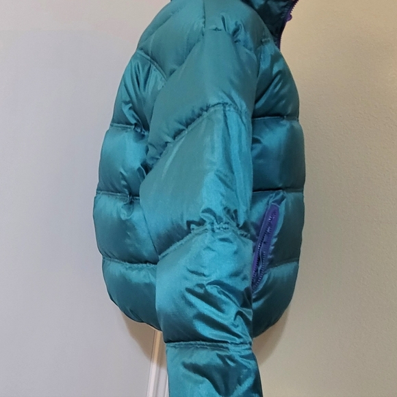 Woolrich Ski Sigmet Gear Purple/Green Reversible Jacket, Size Large - Picture 7 of 9